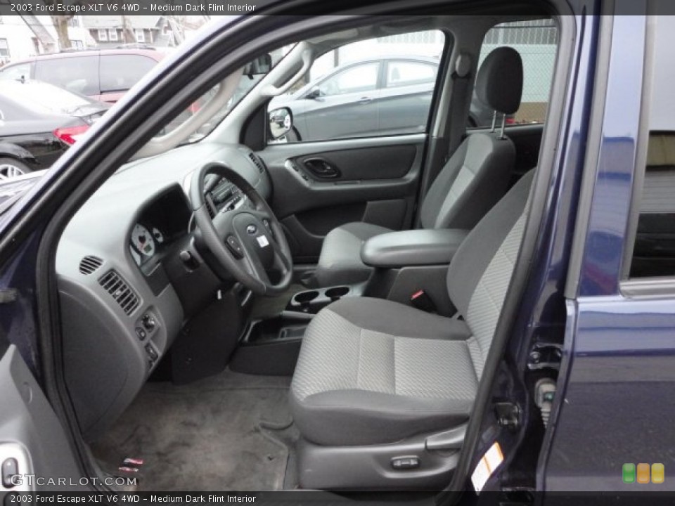 Medium Dark Flint Interior Photo for the 2003 Ford Escape XLT V6 4WD #58751574
