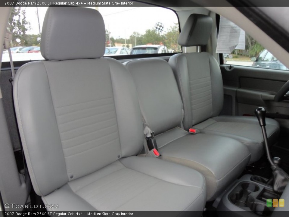 Medium Slate Gray Interior Photo for the 2007 Dodge Ram 2500 ST Regular Cab 4x4 #58755183