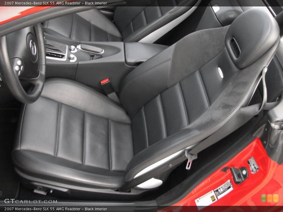 Black Interior Photo for the 2007 Mercedes-Benz SLK 55 AMG Roadster #58758861