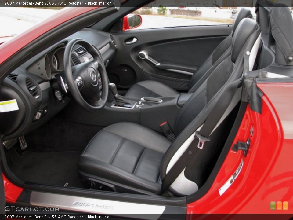 Black Interior Photo for the 2007 Mercedes-Benz SLK 55 AMG Roadster #58758870