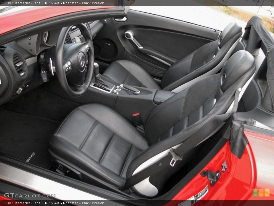Black Interior Photo for the 2007 Mercedes-Benz SLK 55 AMG Roadster #58758879