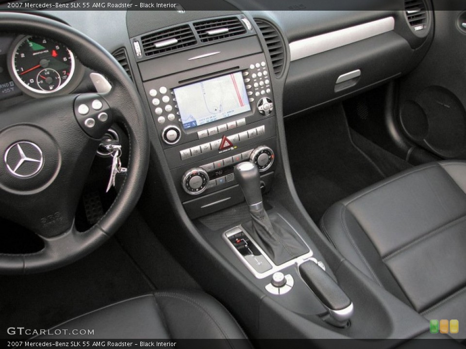 Black Interior Dashboard for the 2007 Mercedes-Benz SLK 55 AMG Roadster #58758894