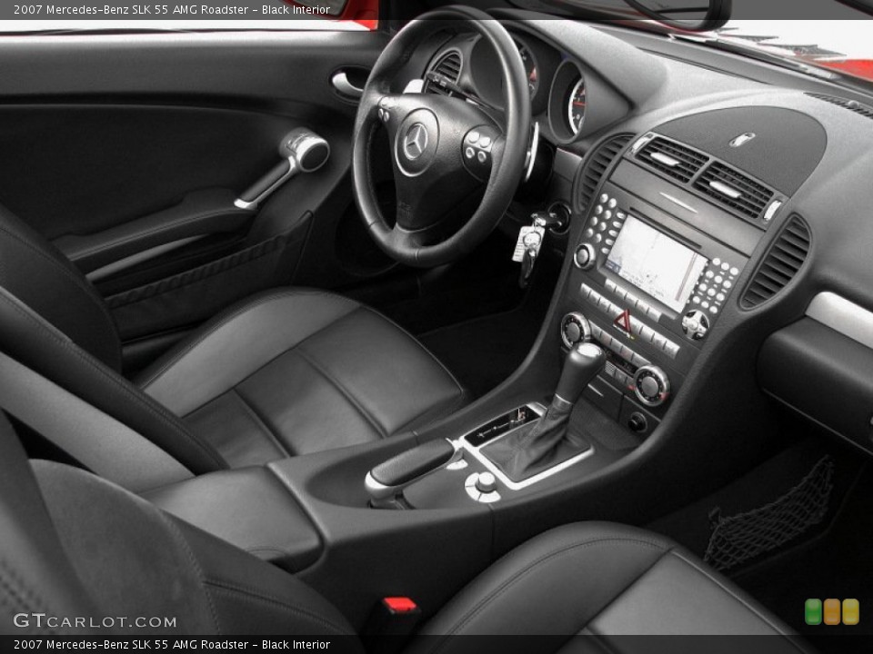Black Interior Photo for the 2007 Mercedes-Benz SLK 55 AMG Roadster #58758903