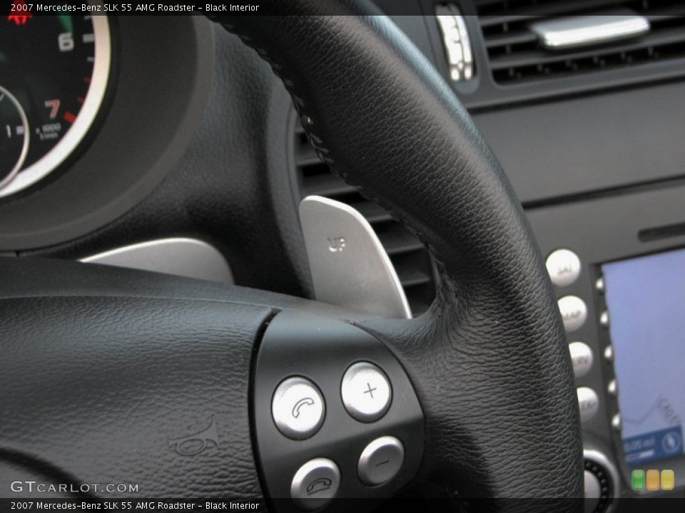 Black Interior Controls for the 2007 Mercedes-Benz SLK 55 AMG Roadster #58758948