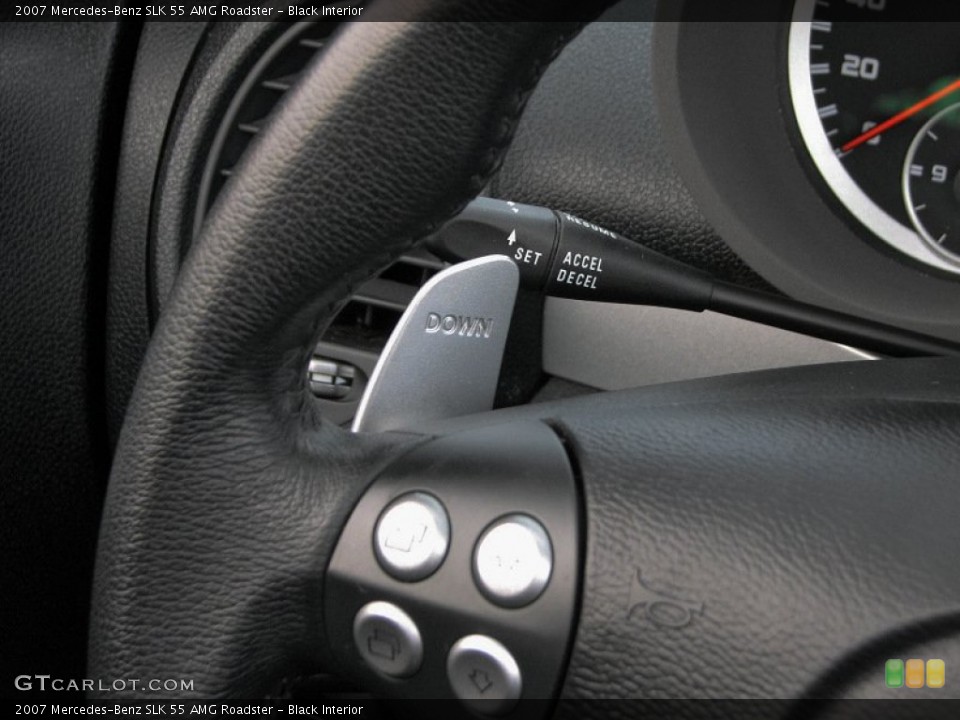 Black Interior Controls for the 2007 Mercedes-Benz SLK 55 AMG Roadster #58758954