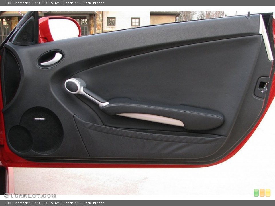 Black Interior Door Panel for the 2007 Mercedes-Benz SLK 55 AMG Roadster #58758978