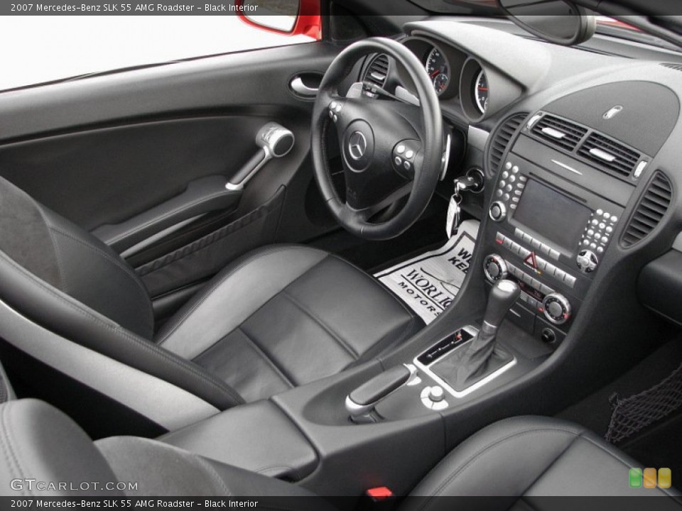 Black Interior Photo for the 2007 Mercedes-Benz SLK 55 AMG Roadster #58759047