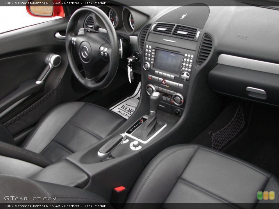 Black Interior Dashboard for the 2007 Mercedes-Benz SLK 55 AMG Roadster #58759053