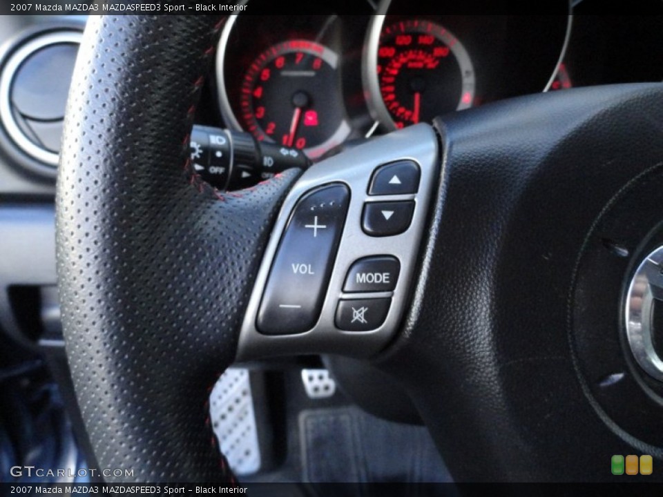 Black Interior Controls for the 2007 Mazda MAZDA3 MAZDASPEED3 Sport #58759578