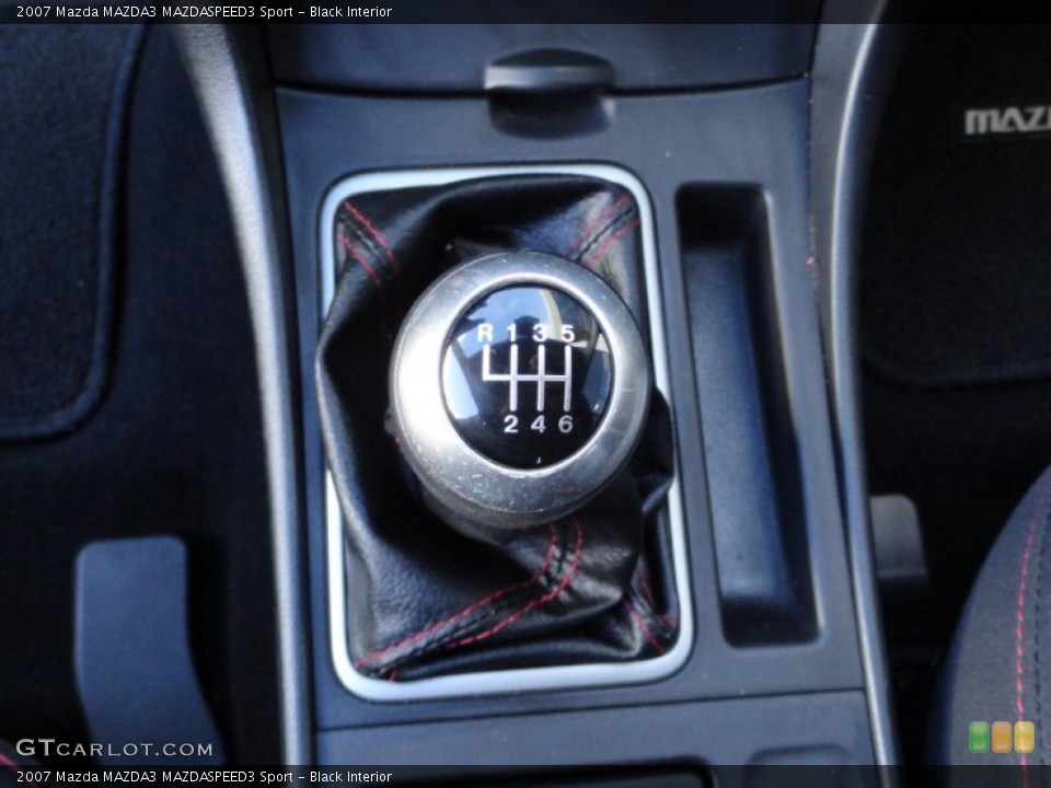 Black Interior Transmission for the 2007 Mazda MAZDA3 MAZDASPEED3 Sport #58759653