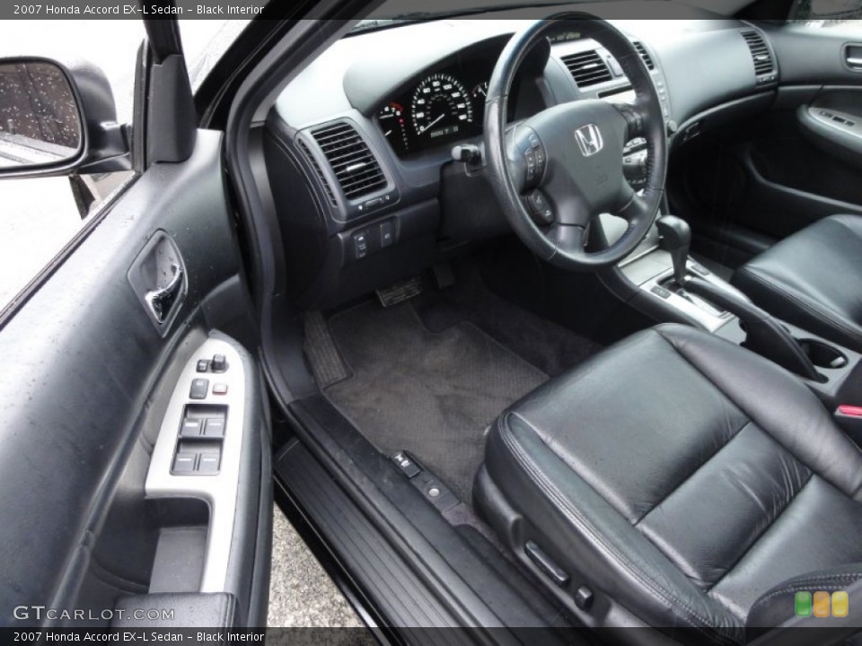 Black Interior Photo for the 2007 Honda Accord EX-L Sedan #58763049