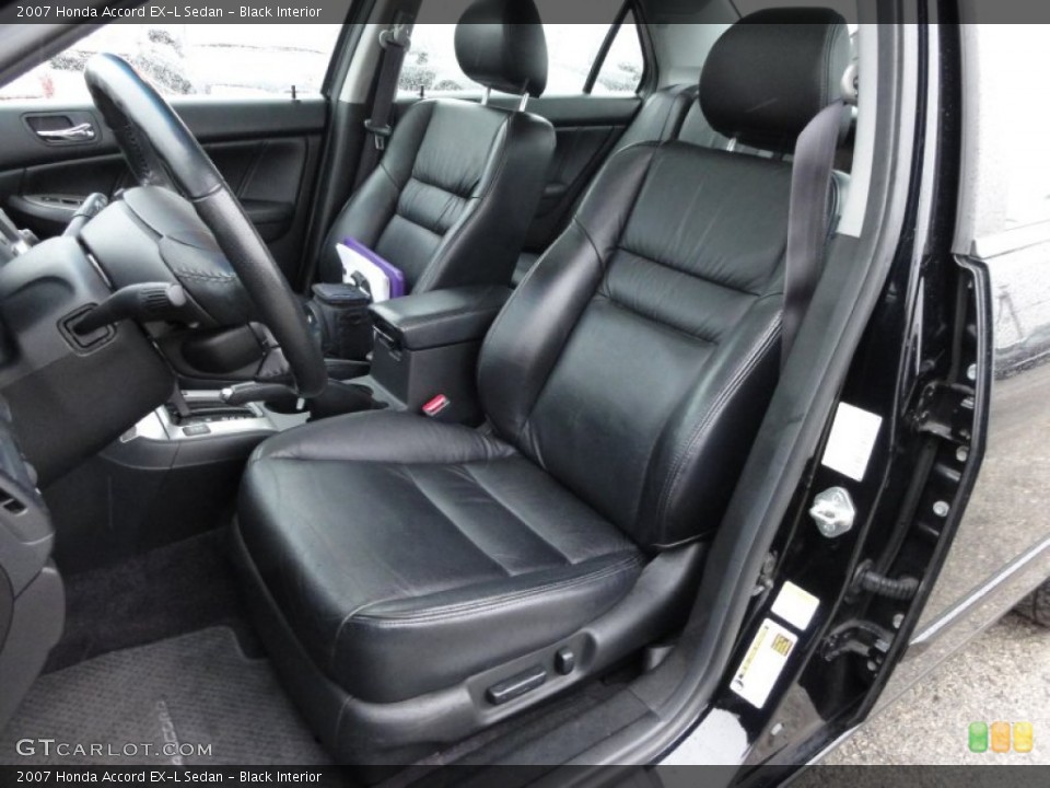Black Interior Photo for the 2007 Honda Accord EX-L Sedan #58763088