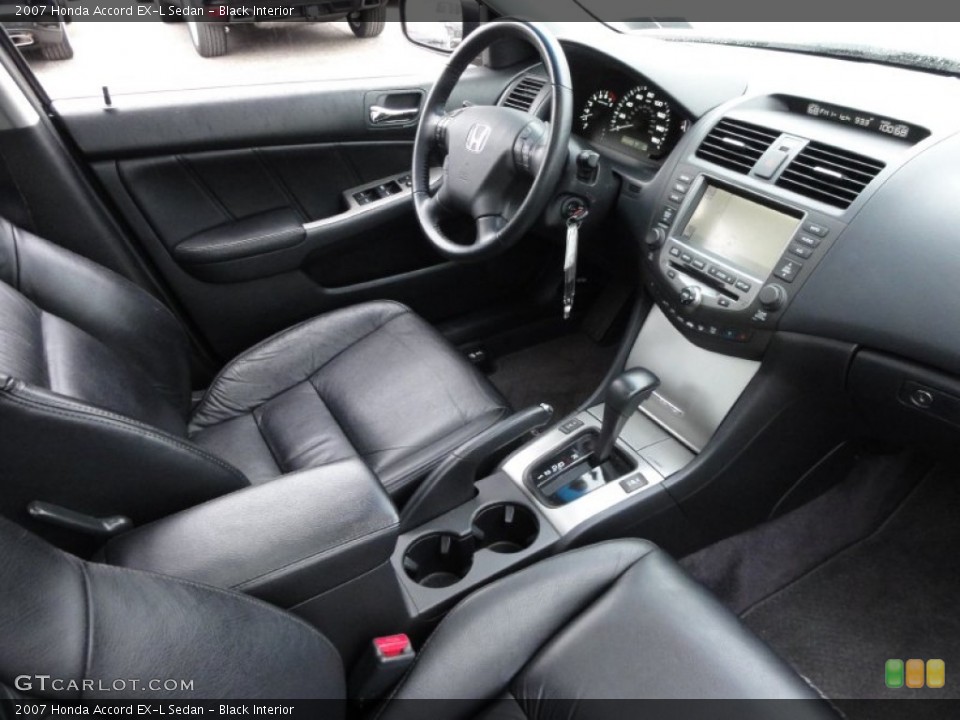 Black Interior Photo for the 2007 Honda Accord EX-L Sedan #58763106