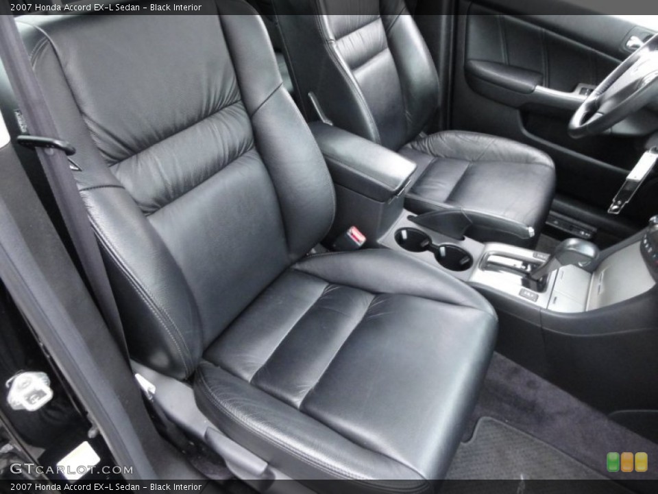 Black Interior Photo for the 2007 Honda Accord EX-L Sedan #58763124