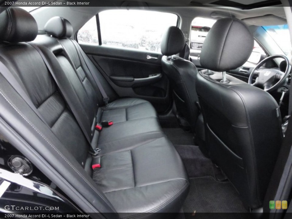 Black Interior Photo for the 2007 Honda Accord EX-L Sedan #58763163