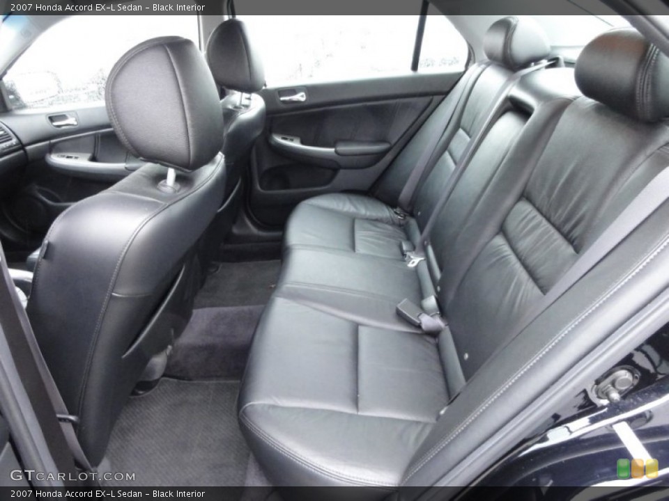 Black Interior Photo for the 2007 Honda Accord EX-L Sedan #58763178