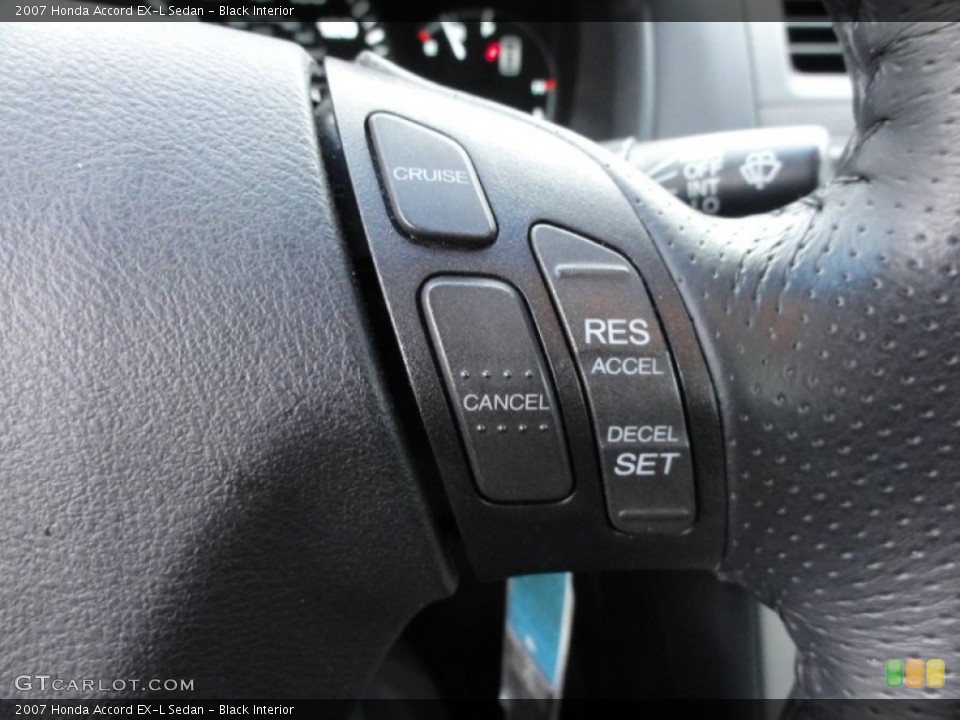 Black Interior Controls for the 2007 Honda Accord EX-L Sedan #58763355
