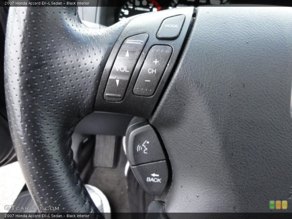 Black Interior Controls for the 2007 Honda Accord EX-L Sedan #58763364