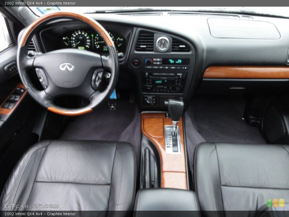 Graphite Interior Dashboard for the 2002 Infiniti QX4 4x4 #58763646