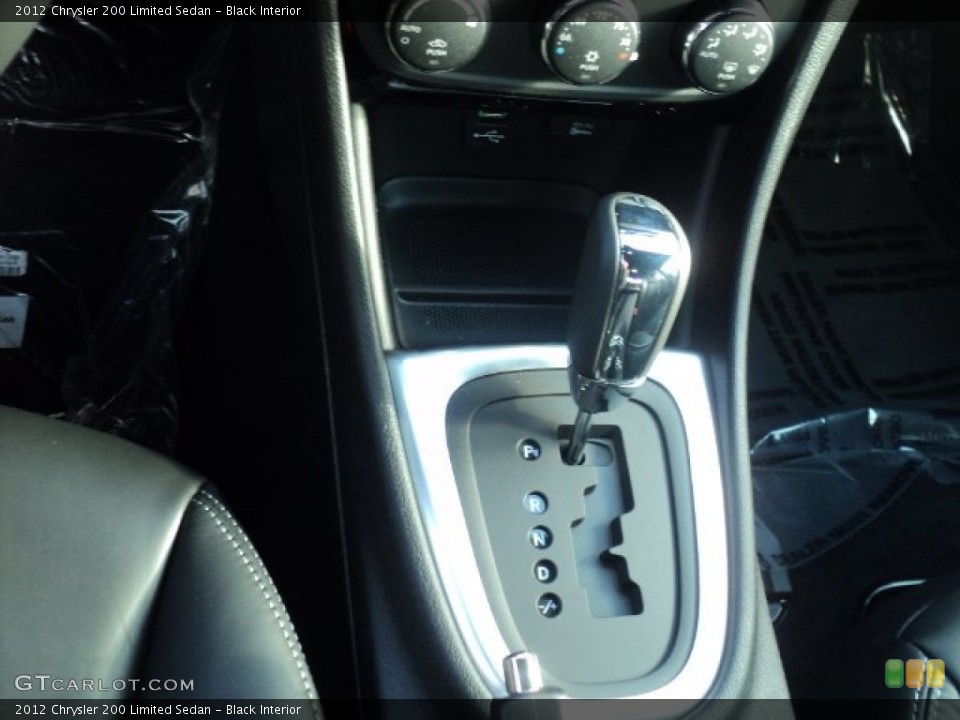 Black Interior Transmission for the 2012 Chrysler 200 Limited Sedan #58763706