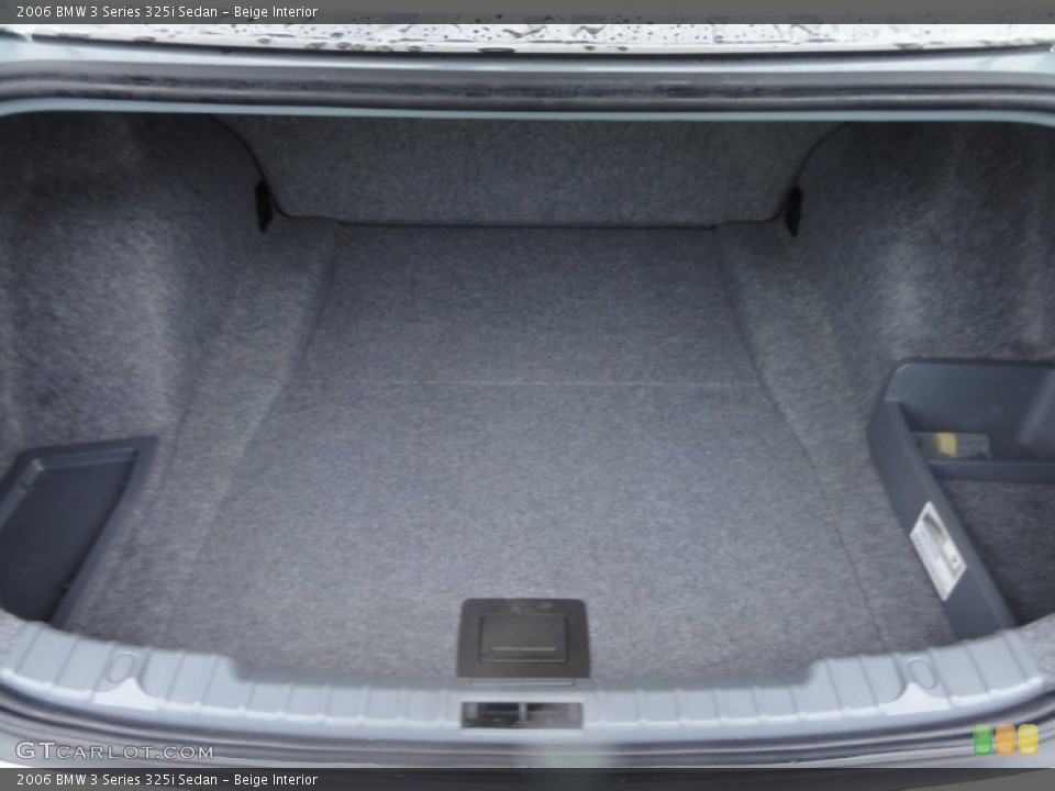 Beige Interior Trunk for the 2006 BMW 3 Series 325i Sedan #58764207