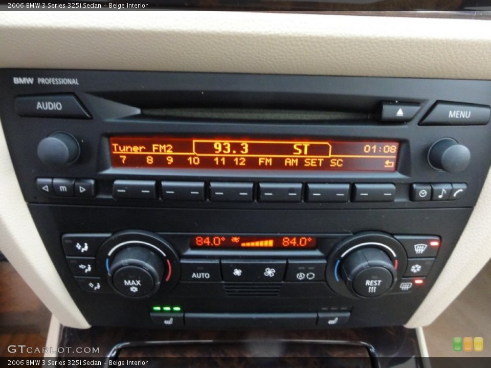 Beige Interior Audio System for the 2006 BMW 3 Series 325i Sedan #58764303