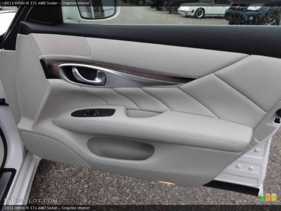 Graphite Interior Door Panel for the 2011 Infiniti M 37x AWD Sedan #58766028