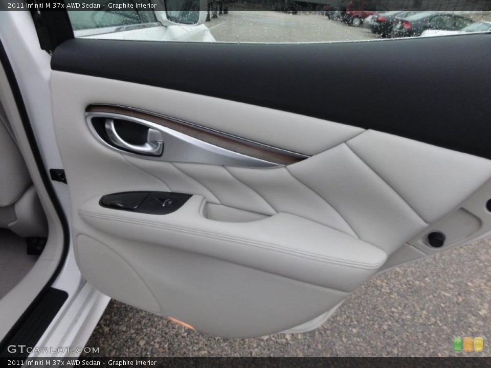 Graphite Interior Door Panel for the 2011 Infiniti M 37x AWD Sedan #58766046