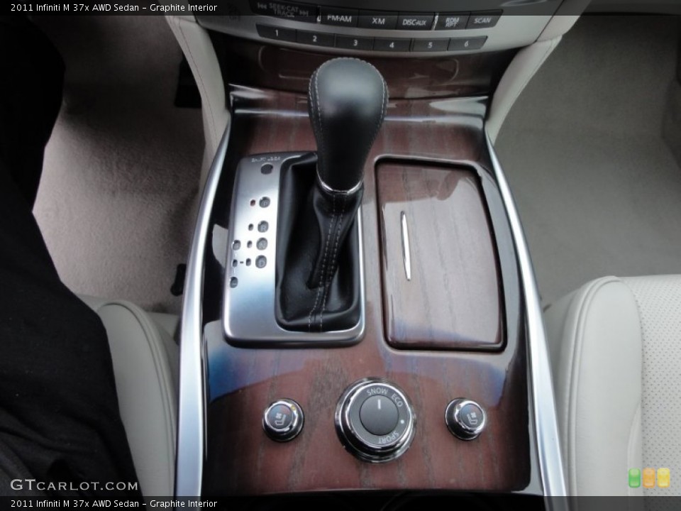 Graphite Interior Transmission for the 2011 Infiniti M 37x AWD Sedan #58766220