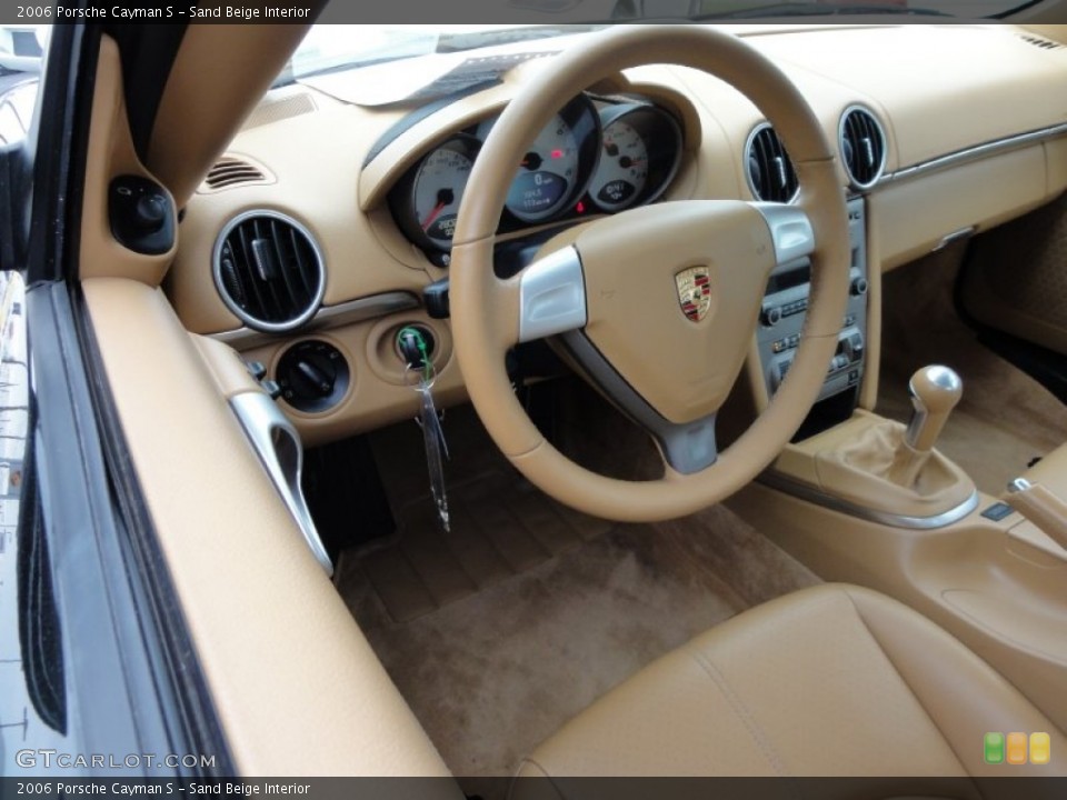 Sand Beige Interior Photo for the 2006 Porsche Cayman S #58767147