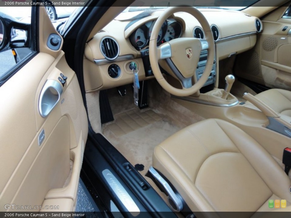 Sand Beige Interior Photo for the 2006 Porsche Cayman S #58767156