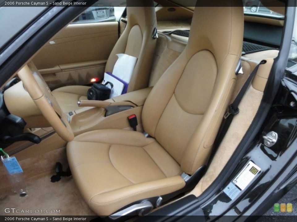 Sand Beige Interior Photo for the 2006 Porsche Cayman S #58767189