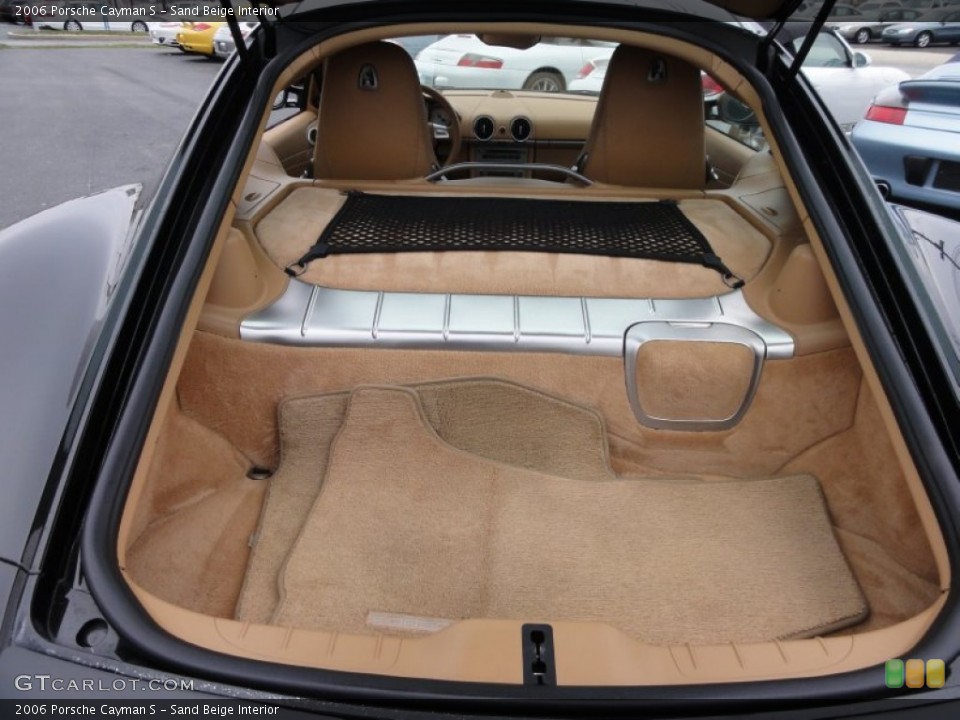 Sand Beige Interior Trunk for the 2006 Porsche Cayman S #58767222
