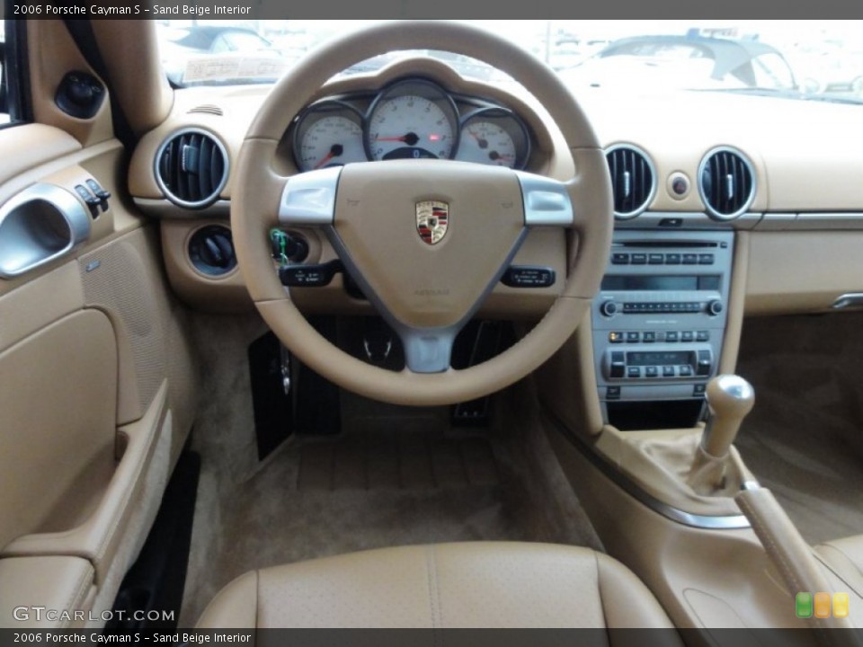 Sand Beige Interior Dashboard for the 2006 Porsche Cayman S #58767306