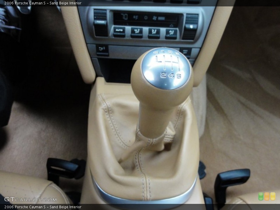 Sand Beige Interior Transmission for the 2006 Porsche Cayman S #58767333