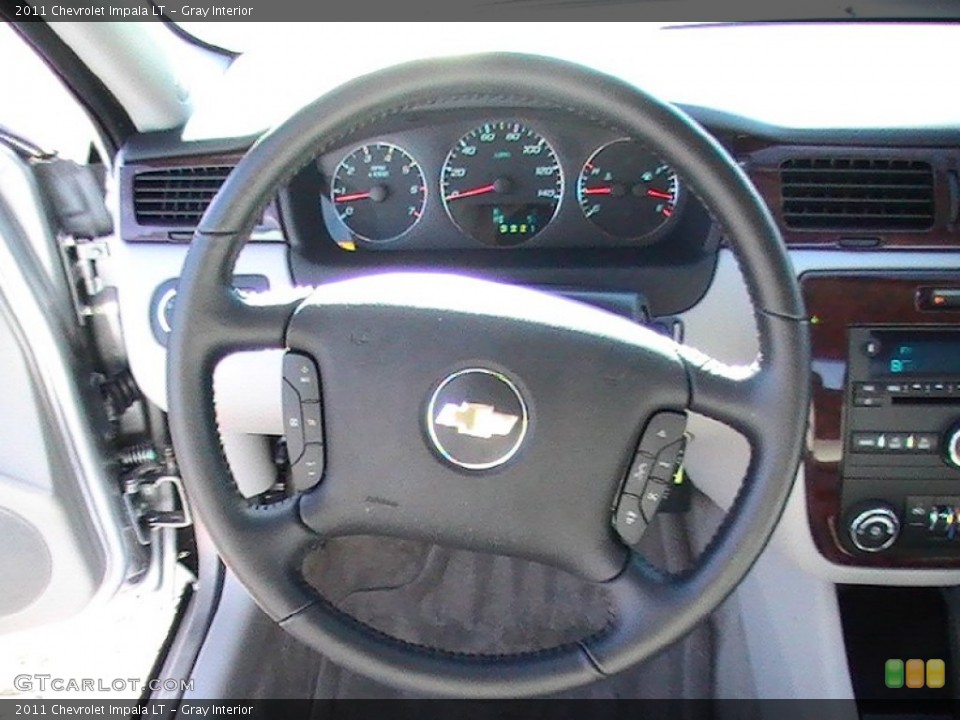 Gray Interior Steering Wheel for the 2011 Chevrolet Impala LT #58768065