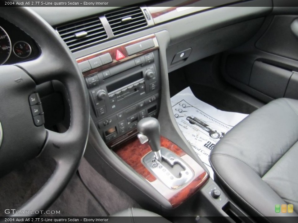 Ebony Interior Transmission for the 2004 Audi A6 2.7T S-Line quattro Sedan #58769577