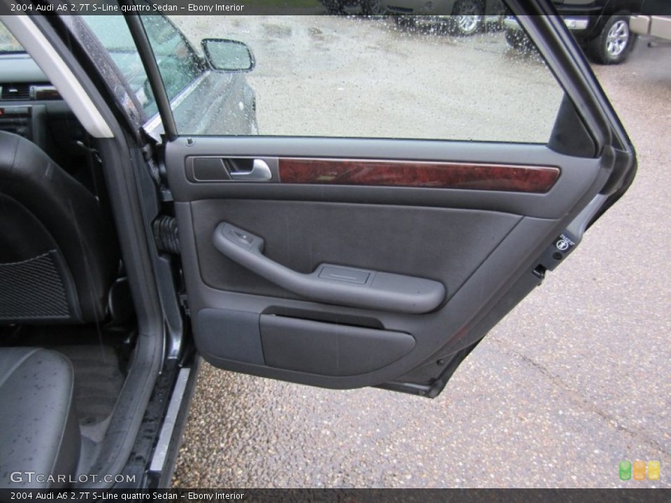 Ebony Interior Door Panel for the 2004 Audi A6 2.7T S-Line quattro Sedan #58769637