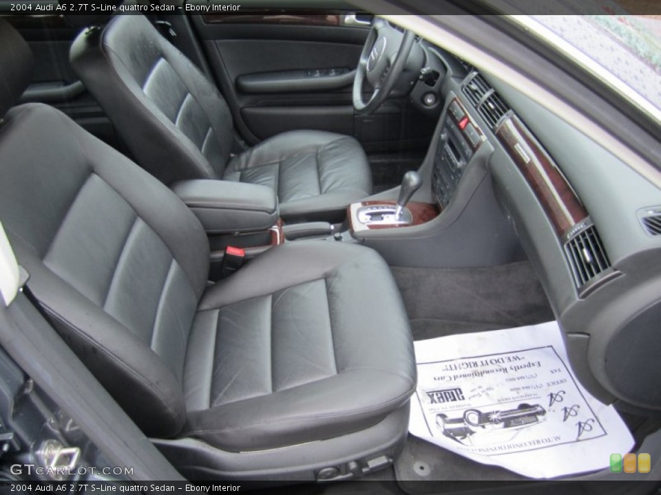 Ebony Interior Photo for the 2004 Audi A6 2.7T S-Line quattro Sedan #58769652