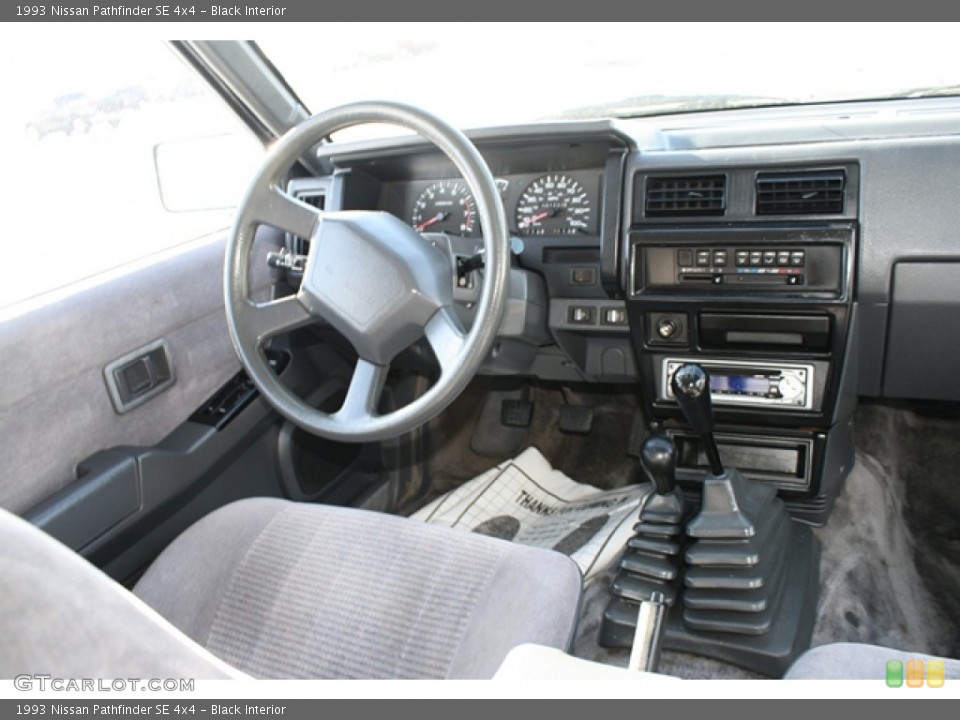 Black Interior Dashboard for the 1993 Nissan Pathfinder SE 4x4 #58770792