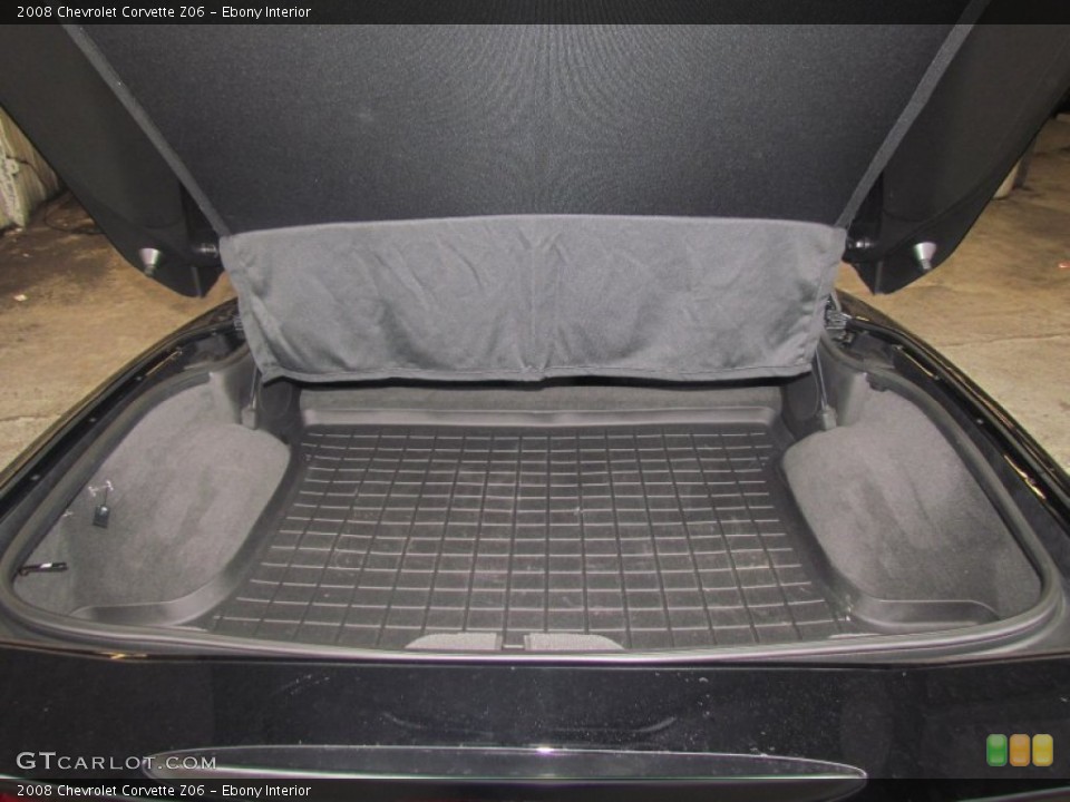 Ebony Interior Trunk for the 2008 Chevrolet Corvette Z06 #58772400