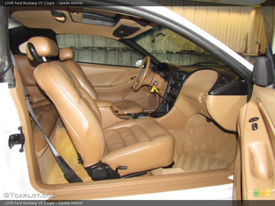 Saddle Interior Photo for the 1998 Ford Mustang V6 Coupe #58772496