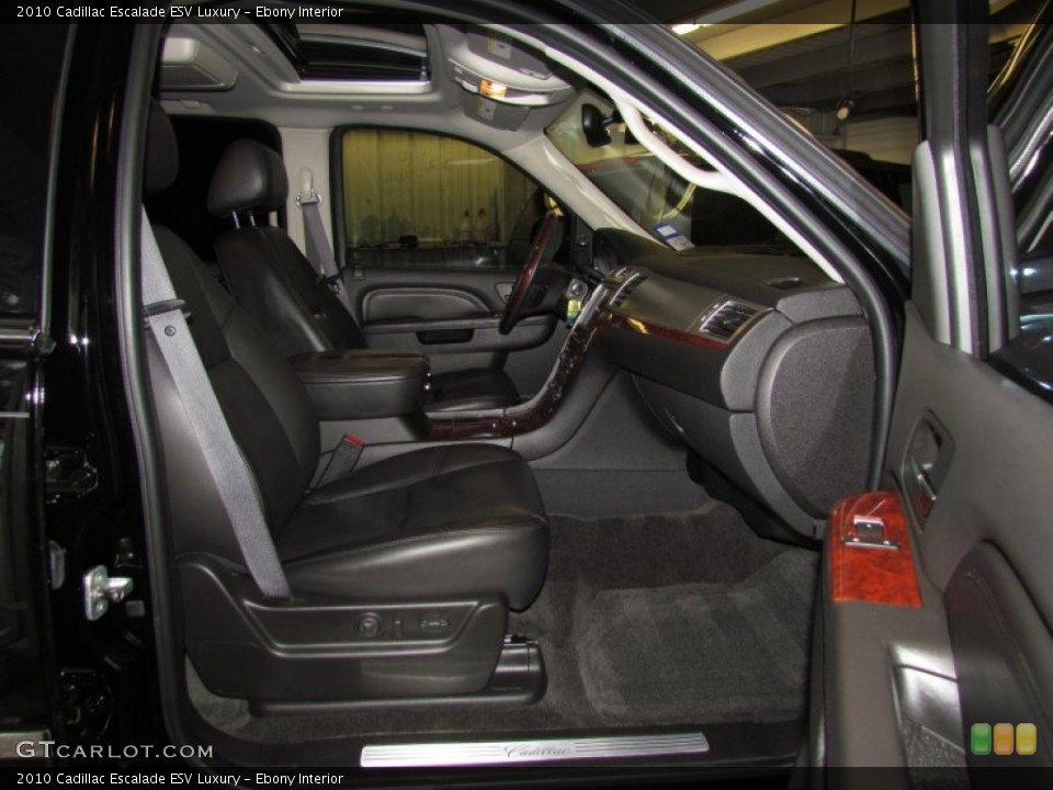 Ebony Interior Photo for the 2010 Cadillac Escalade ESV Luxury #58773948