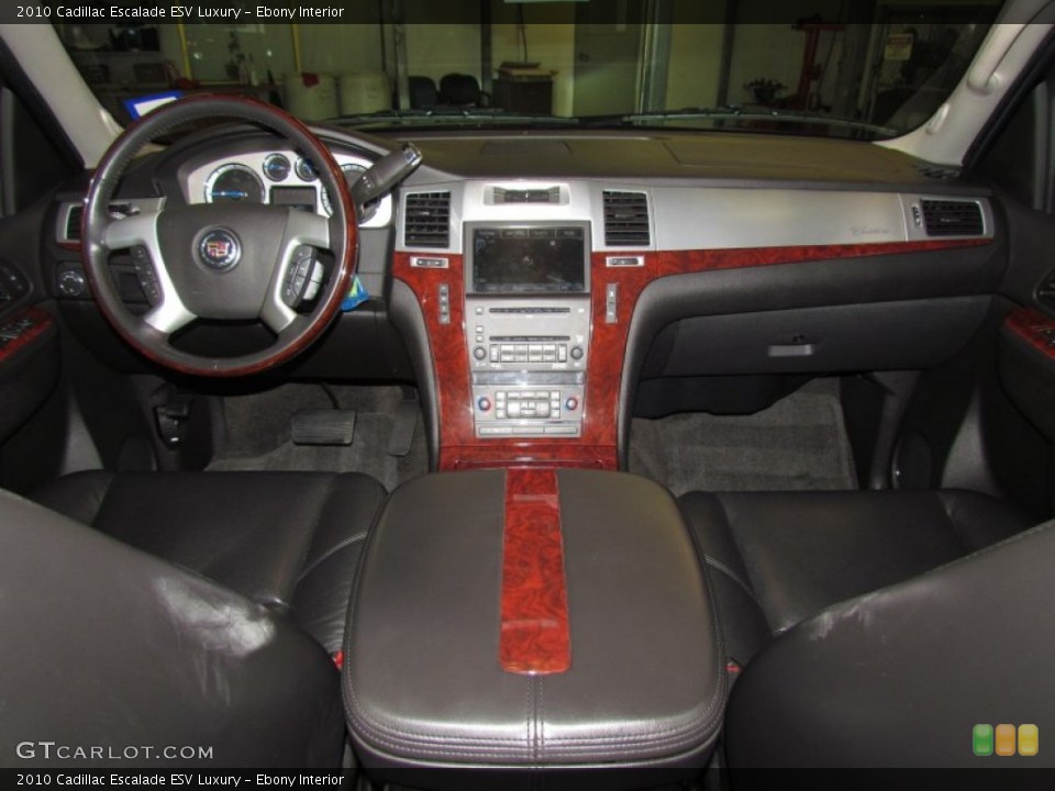 Ebony Interior Dashboard for the 2010 Cadillac Escalade ESV Luxury #58773978