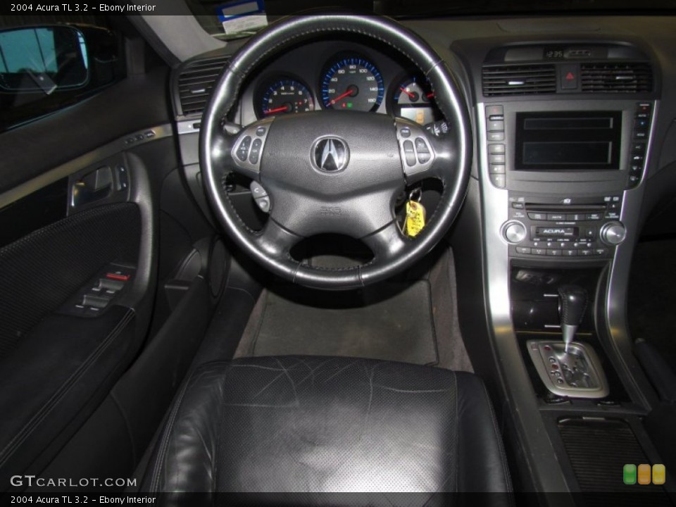 Ebony Interior Steering Wheel for the 2004 Acura TL 3.2 #58775289