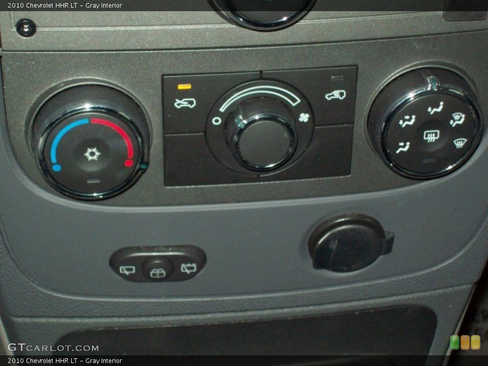 Gray Interior Controls for the 2010 Chevrolet HHR LT #58776165