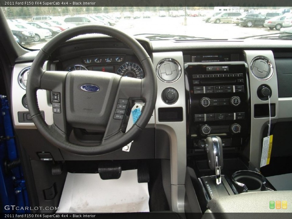 Black Interior Dashboard for the 2011 Ford F150 FX4 SuperCab 4x4 #58776438