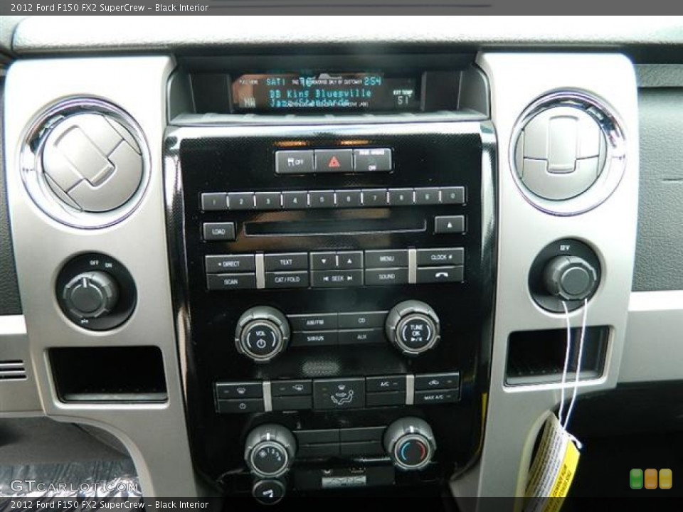Black Interior Controls for the 2012 Ford F150 FX2 SuperCrew #58776729