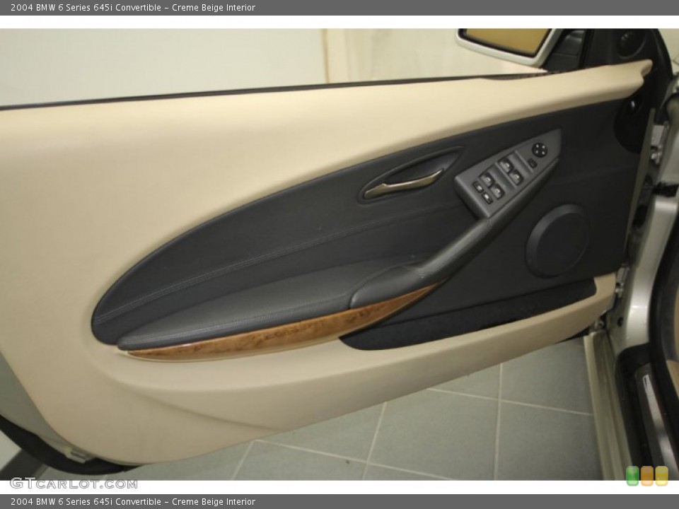 Creme Beige Interior Door Panel for the 2004 BMW 6 Series 645i Convertible #58778583