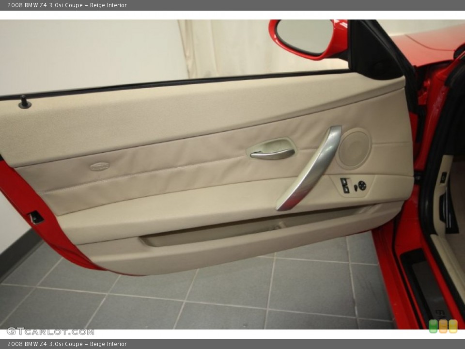 Beige Interior Door Panel for the 2008 BMW Z4 3.0si Coupe #58780167